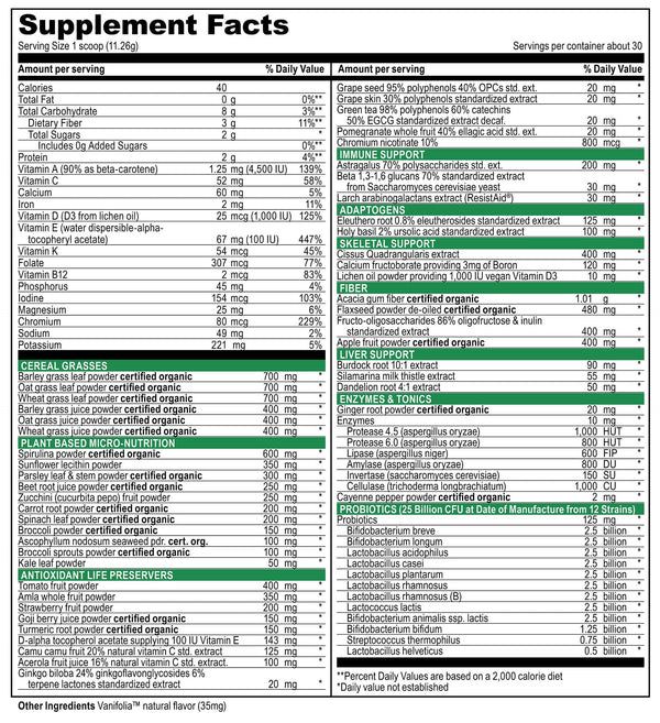 Vibrant Health - Green Vibrance +25 Billion Probiotics - 5.96 oz