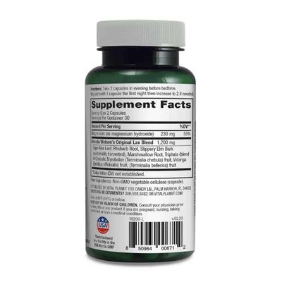Vital Planet - Vital Lax Natural Laxative - 100 Veg Capsules