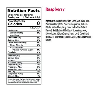 Ultima - Raspberry Electrolyte Powder - 3.4 oz