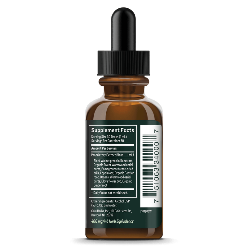 Gaia Herbs - Wormwood Black Walnut Supreme - 1 oz