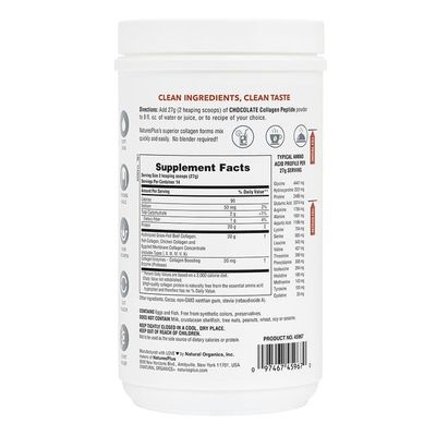 Natures Plus - Collagen Peptides Chocolate - 378 grams