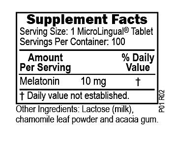 Superior Source - Melatonin 10 mg - 100 Tablets