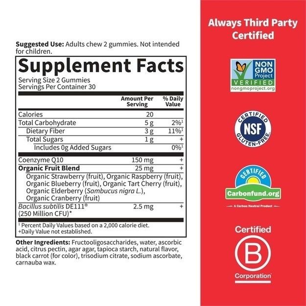 Garden of Life - Vitamin Code CoQ10 150mg - 60 Gummies