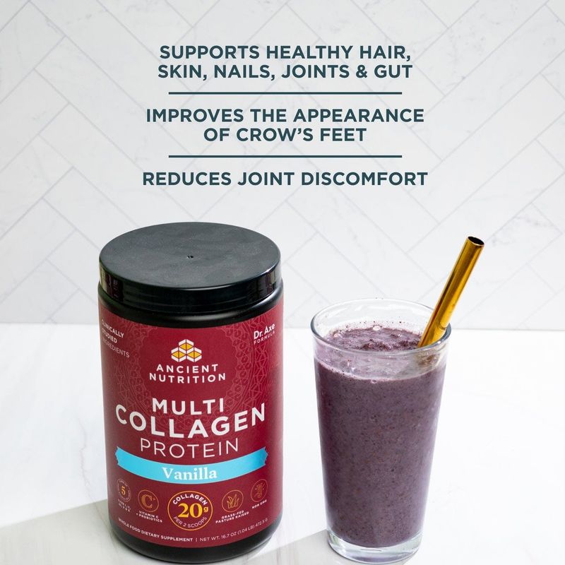 Ancient Nutrition - Multi Collagen Protein Vanilla - 472 g