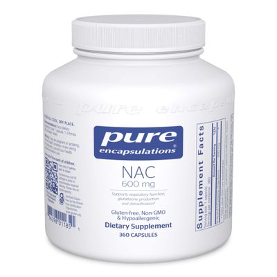 Pure Encapsulations - Nac 600 mg - 360 Capsules