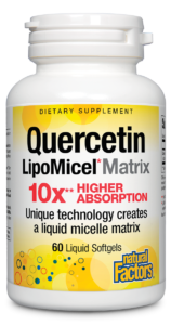 Natural Factors - Quercetin Lipomicel Matrix - 120 Softgels Natural Factors - Quercetin Lipomicel Matrix - 120 Softgels