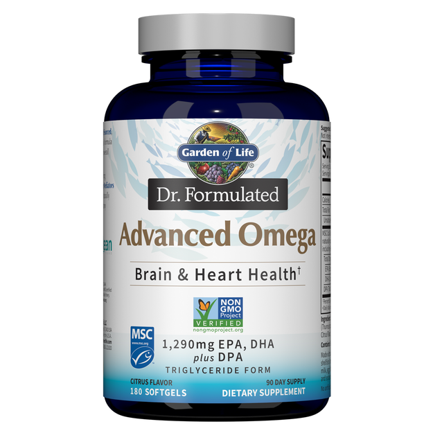 Garden of Life - Dr. Formulated Advanced Omega 3 - 180 Softgels