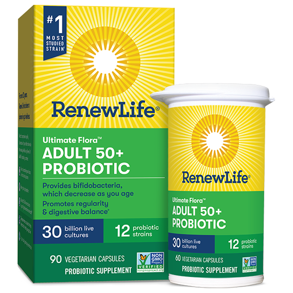 Renew Life - Adult 50+ Probiotic - 90 Capsules
