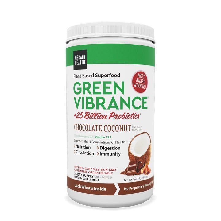 Vibrant Health - Green Vibrance Chocolate Coconut - 12.71 oz