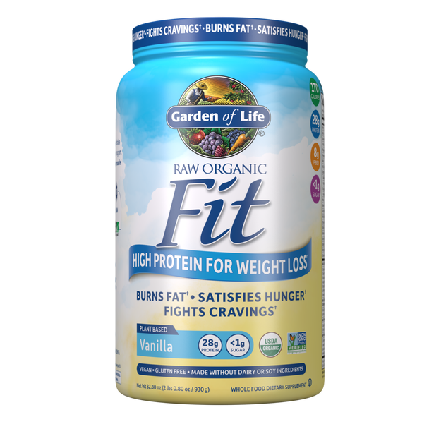 Garden of Life - Raw Organic Fit Vanilla - 930 g
