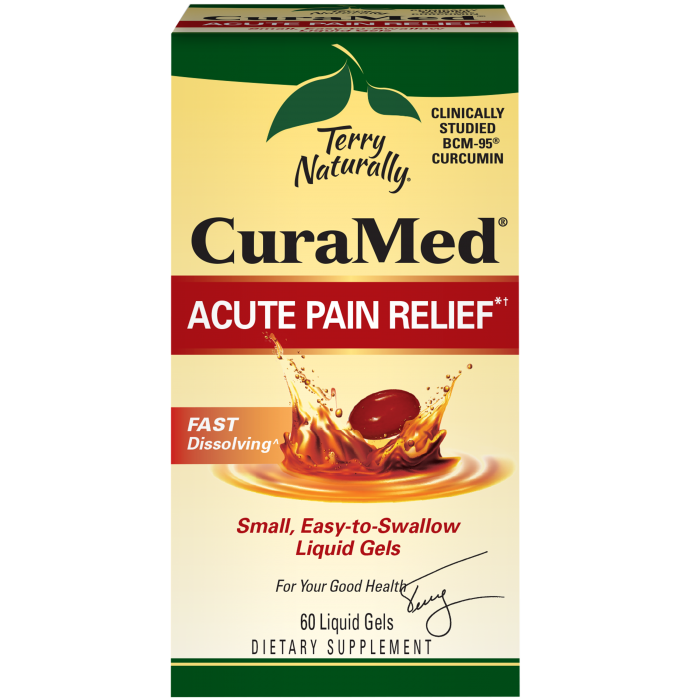 Terry Naturally - Curamed Acute Pain Relief - 60 Liquid Gels