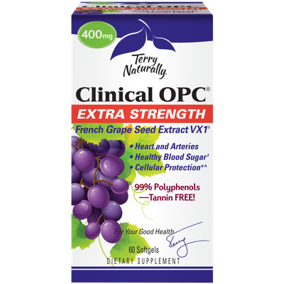 Terry Naturally - Clinical Opc Extra Strength 400 mg - 60 Softgels Terry Naturally - Clinical Opc Extra Strength 400 mg - 60 Softgels