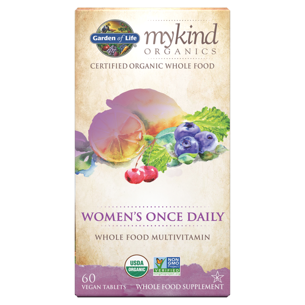 Garden of Life - Mykind Organics Womens Once Daily Multi - 60 Tablets