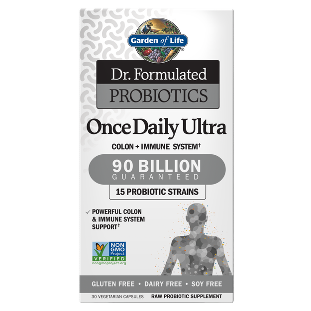 Garden of Life - Dr. Formulated Probiotics Once Daily Ultra 90 Billion - 30 Capsules