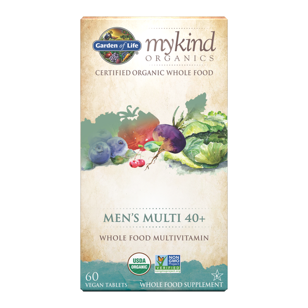 Garden of Life - Mykind Organics Men's Multi 40+ - 60 Tablets