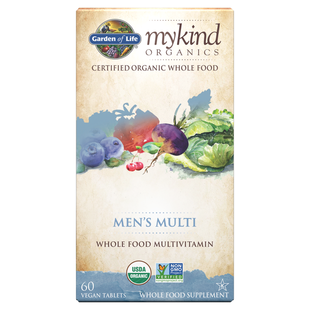 Garden of Life - Mykind Organics Men's Multi - 60 Tablets