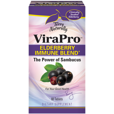Terry Naturally - Virapro Elderberry Immune Blend - 60 Tablets Terry Naturally - Virapro Elderberry Immune Blend - 60 Tablets