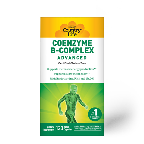 Country Life - Coenzyme B Complex Advanced - 120 Veg Capsules