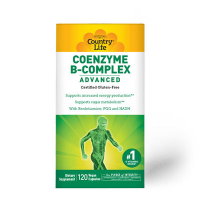 Country Life - Coenzyme B Complex Advanced - 120 Veg Capsules