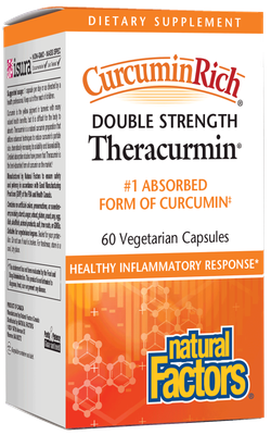 Natural Factors - Curcuminrich Double Strength Theracurmin - 60 Veg Capsules Natural Factors - Curcuminrich Double Strength Theracurmin - 60 Veg Capsules