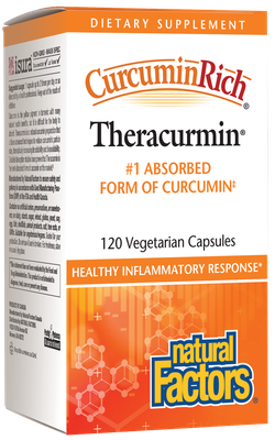 Natural Factors - Curcuminrich Theracurmin - 120 Veg Capsules Natural Factors - Curcuminrich Theracurmin - 120 Veg Capsules