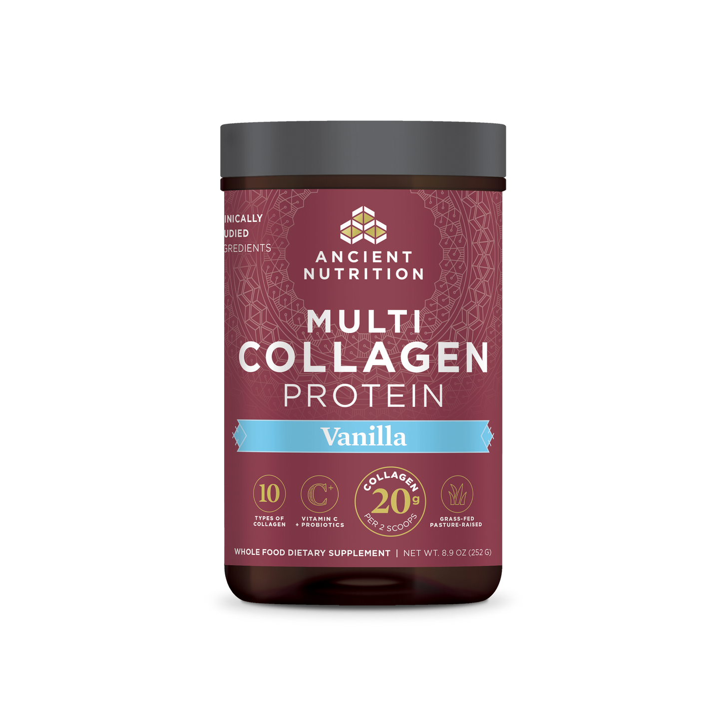 Ancient Nutrition - Multi Collagen Protein Vanilla - 472 g