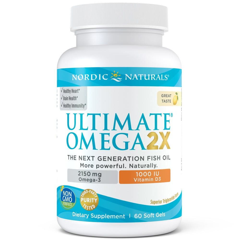 Nordic Naturals - Ultimate Omega 2X w/ D3 Lemon - 60 count