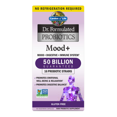 Garden of Life - Dr. Formulated Probiotics Mood+ Shelf Stable - 60 Capsules