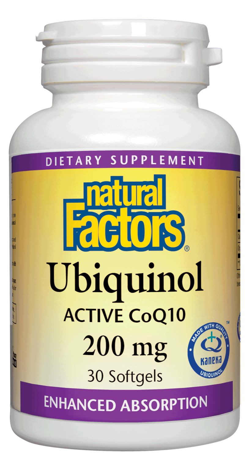 Natural Factors - Ubiquinol Active Coq10 200 mg - 30 Softgels