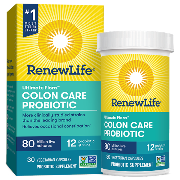 Renew Life - Colon Care Ultimate Probiotic 80B - 30 Capsules