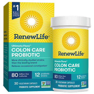 Renew Life - Colon Care Ultimate Probiotic 80B - 30 Capsules