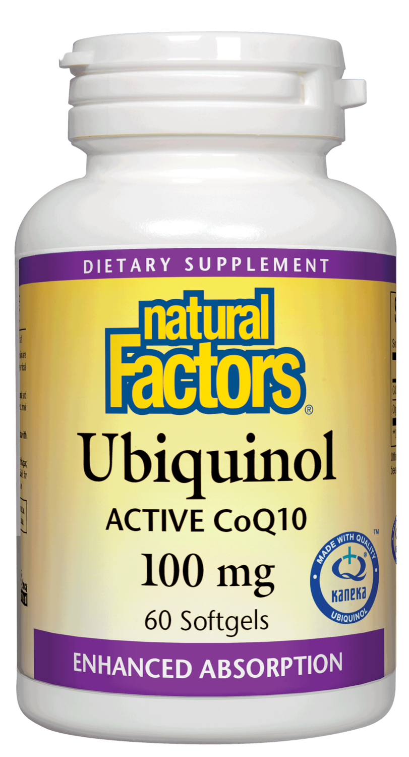 Natural Factors - Ubiquinol Active Coq10 100 mg - 60 Softgels