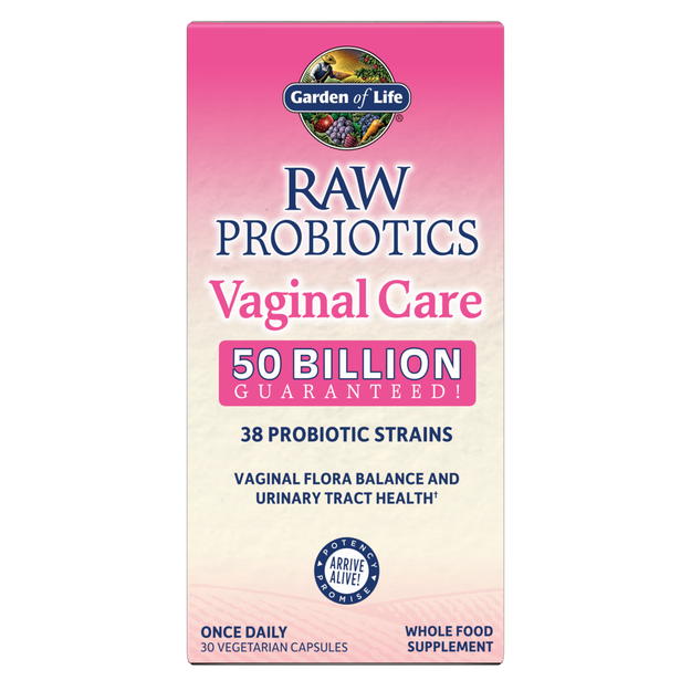 Garden of Life - Raw Probiotics Vaginal Care - 30 Capsules