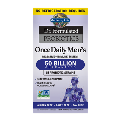 Garden of Life - Dr. Formulated Once Daily Men's Probiotic 50 Billion - 30 Veg Capsules Garden of Life - Dr. Formulated Once Daily Men's Probiotic 50 Billion - 30 Veg Capsules