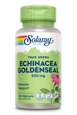 Solaray - Echinacea Goldenseal - 100 Capsules