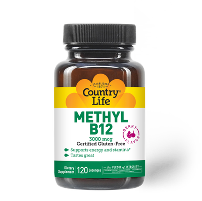 Country Life - Methyl B12 Berry - 120 Veg Capsules