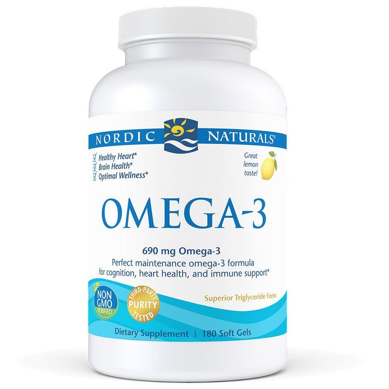 Nordic Naturals - Omega 3 Lemon 690 mg - 180 count