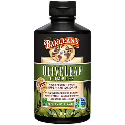 Barleans - Olive Leaf Complex Peppermint - 16 oz