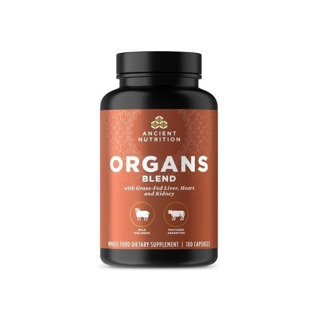 Ancient Nutrition - Organs Blend Glandular - 180 Capsules