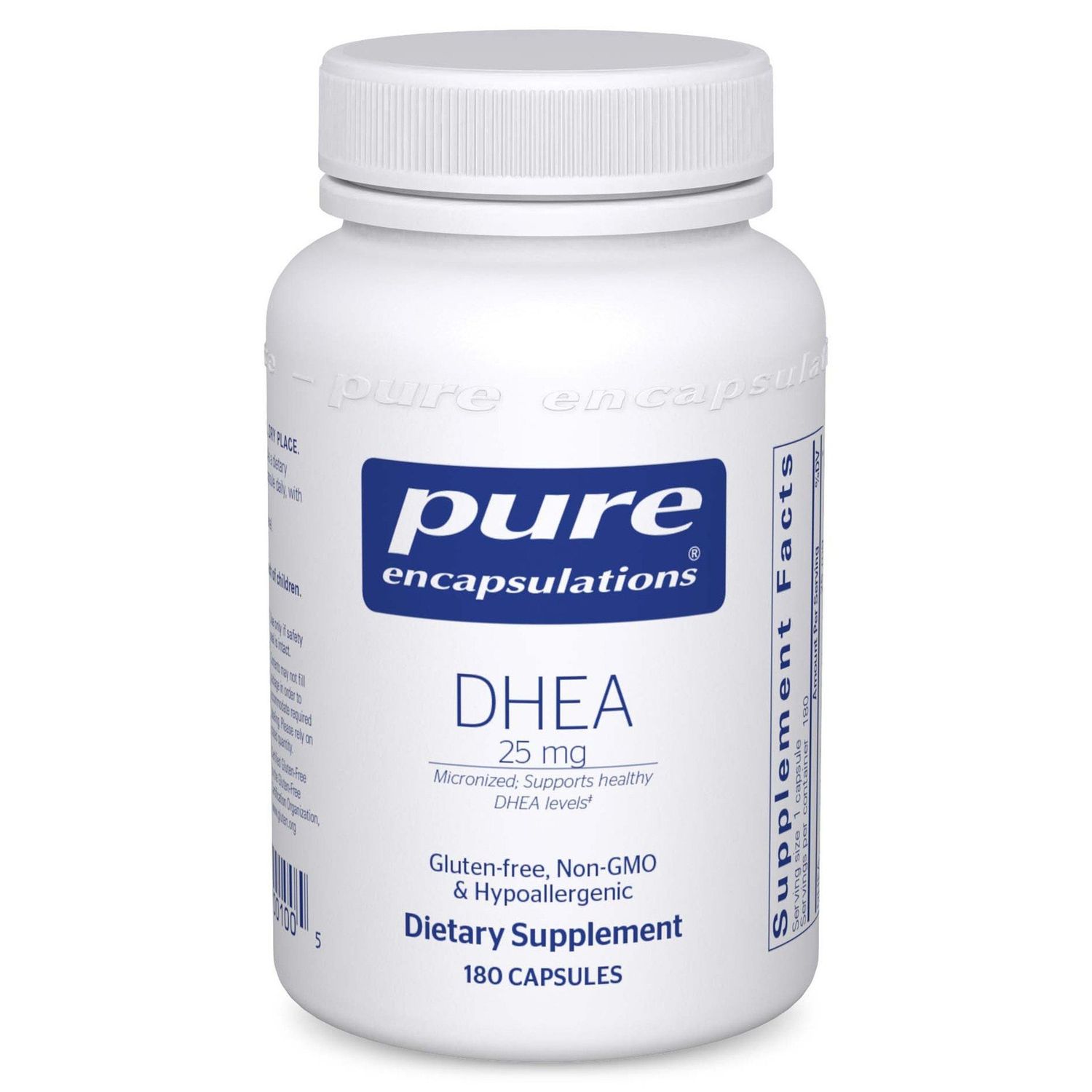 Pure Encapsulations - Dhea 25 mg - 180 Capsules