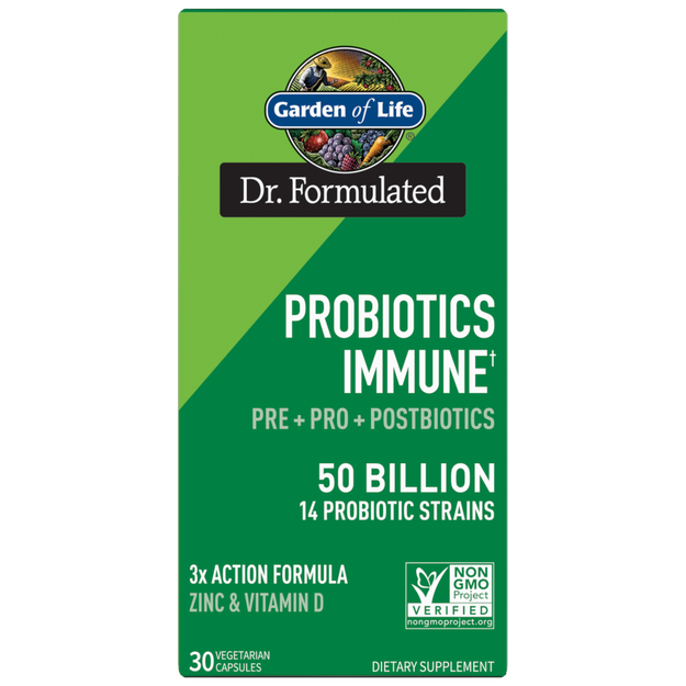 Garden of Life - Dr. Formulated Probiotics Immune 50 Billion - 30 Veg Capsules