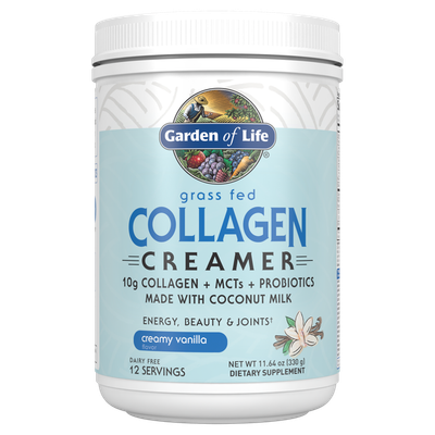 Garden of Life - Grass Fed Collagen Creamer Vanilla - 11.64 oz