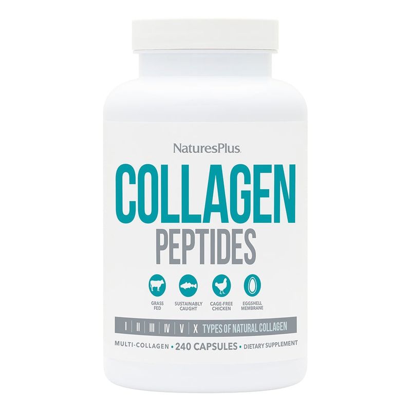Natures Plus - Collagen Peptides - 240 Capsules