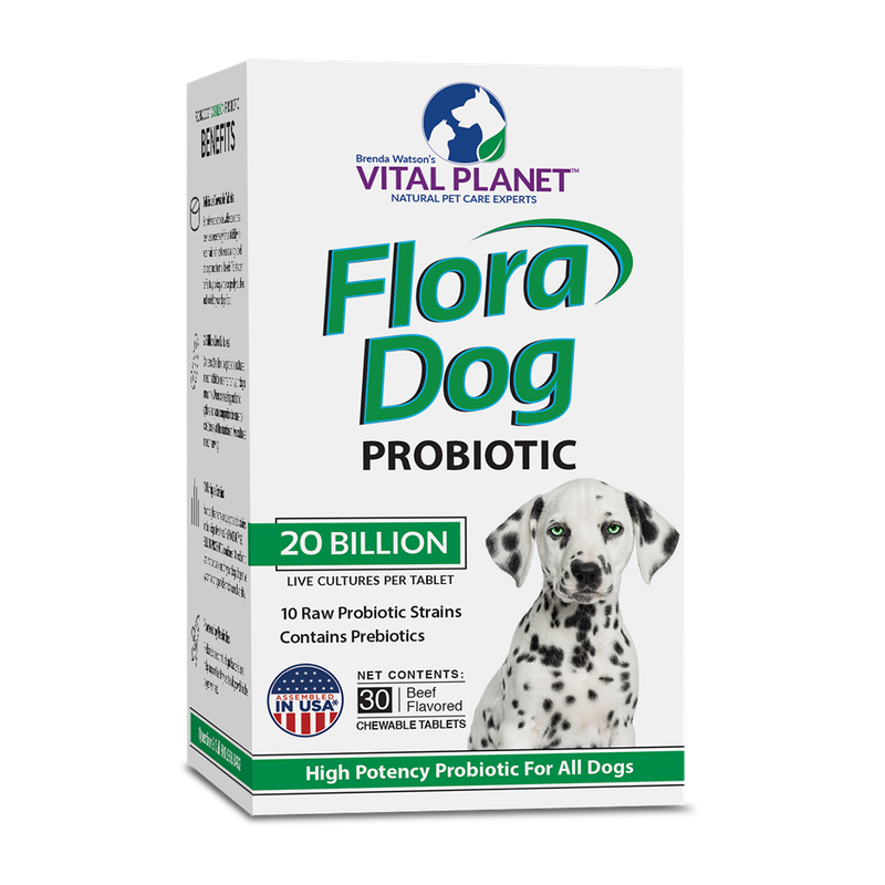 Vital Planet - Flora Dog Daily Probiotic - 30 Chewables