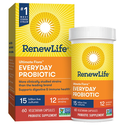 Renew Life - Everyday Probiotic 15B - 60 Veg Capsules