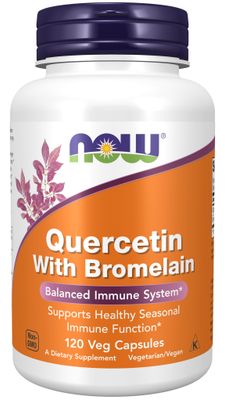 Now - Quercetin Bromelain - 120 Veg Capsules