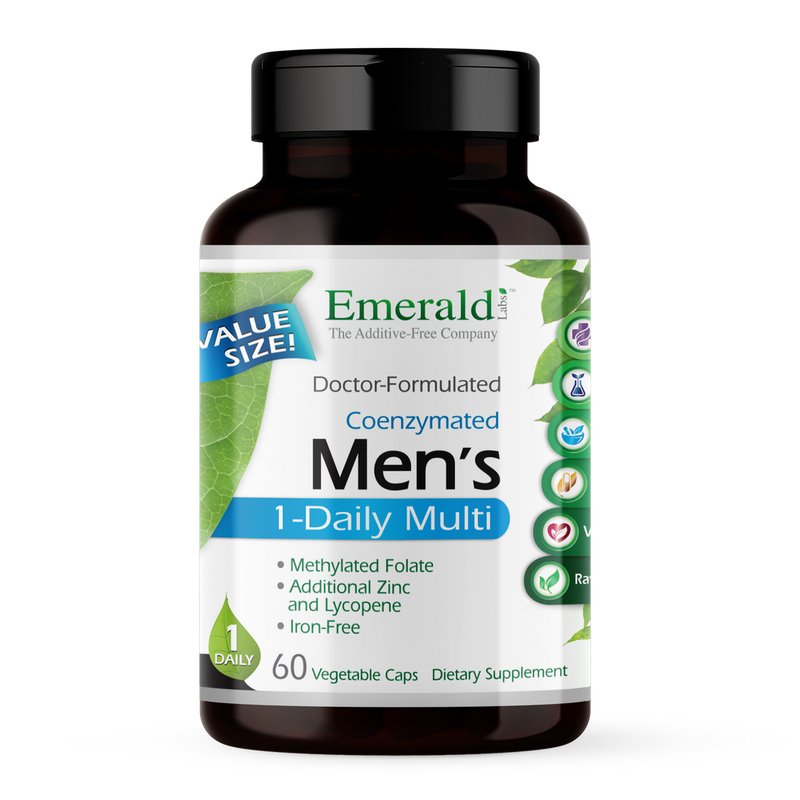 Emerald Labs - Men's 1 Daily Multivitamin - 60 Veg Capsules