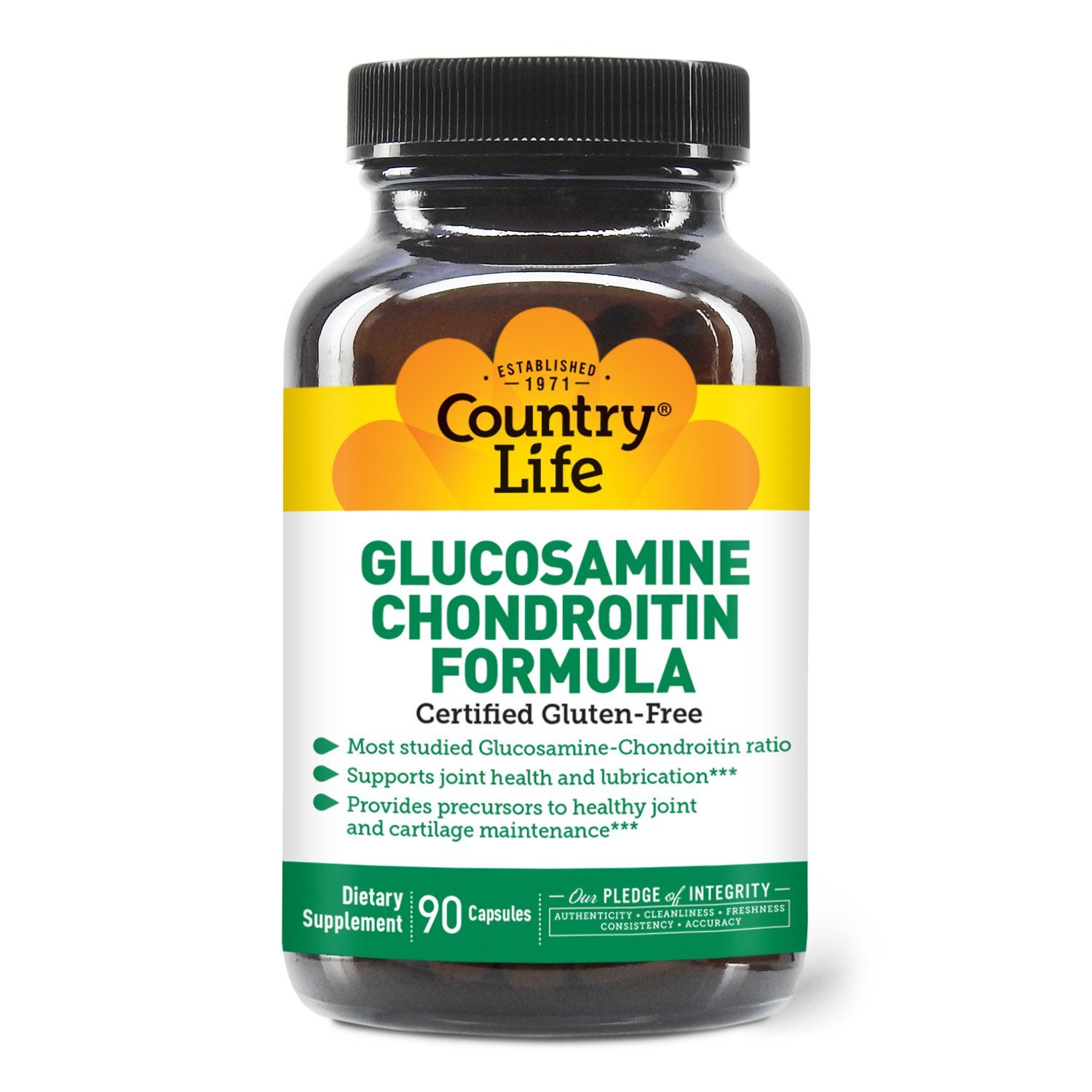 Country Life - Glucosamine Chondroitin Formula - 90 Veg Capsules