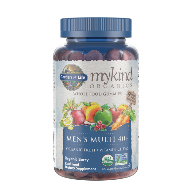 Garden of Life - Mykind Organics Men's Multi 40+ Organic Berry - 120 Gummies