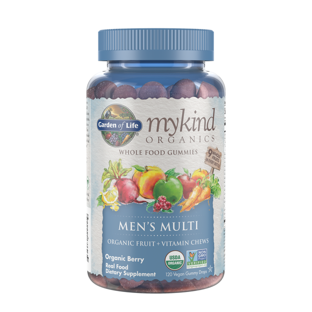Garden of Life - Mykind Organics Men's Multi Organic Berry - 120 Gummies